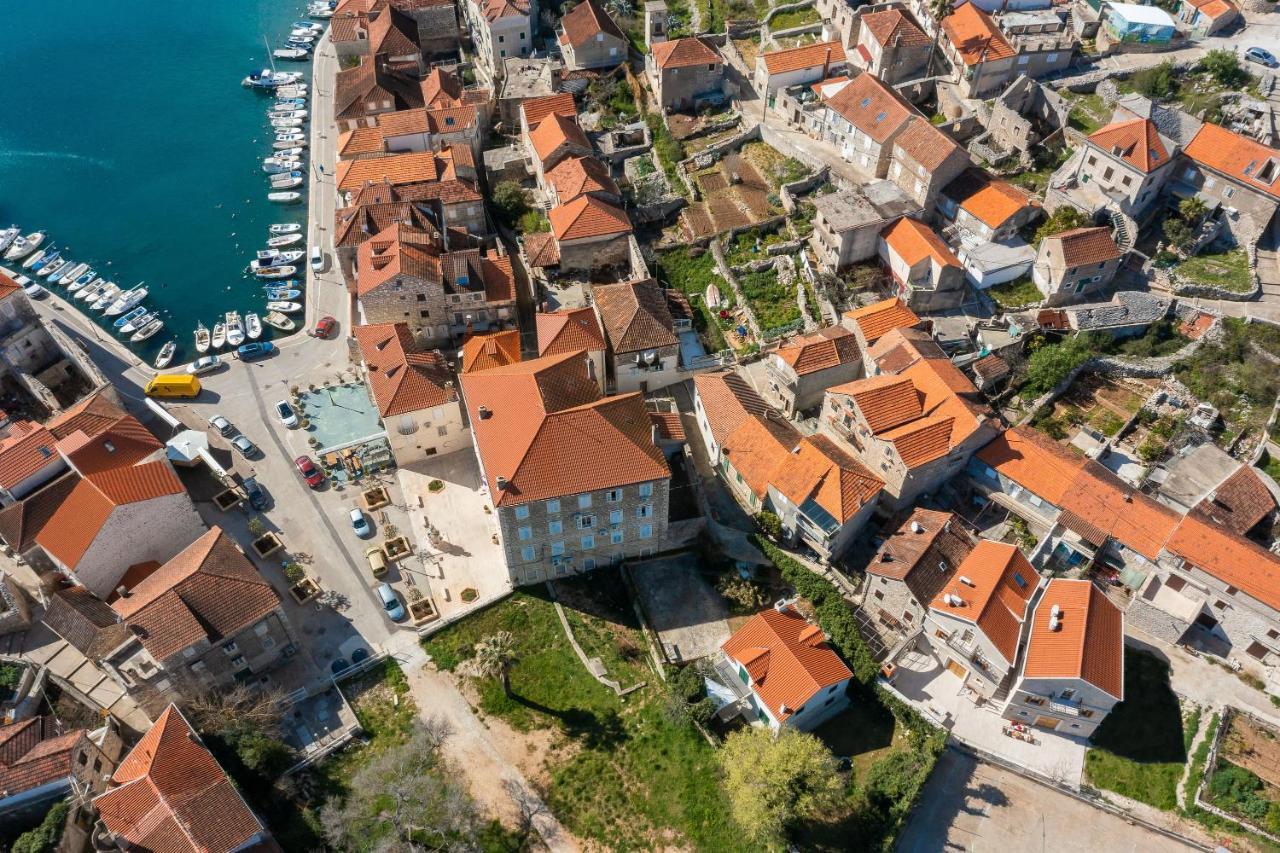 Luxury Stone Villa Nevija 2022 Private Villa Milna  Exterior foto