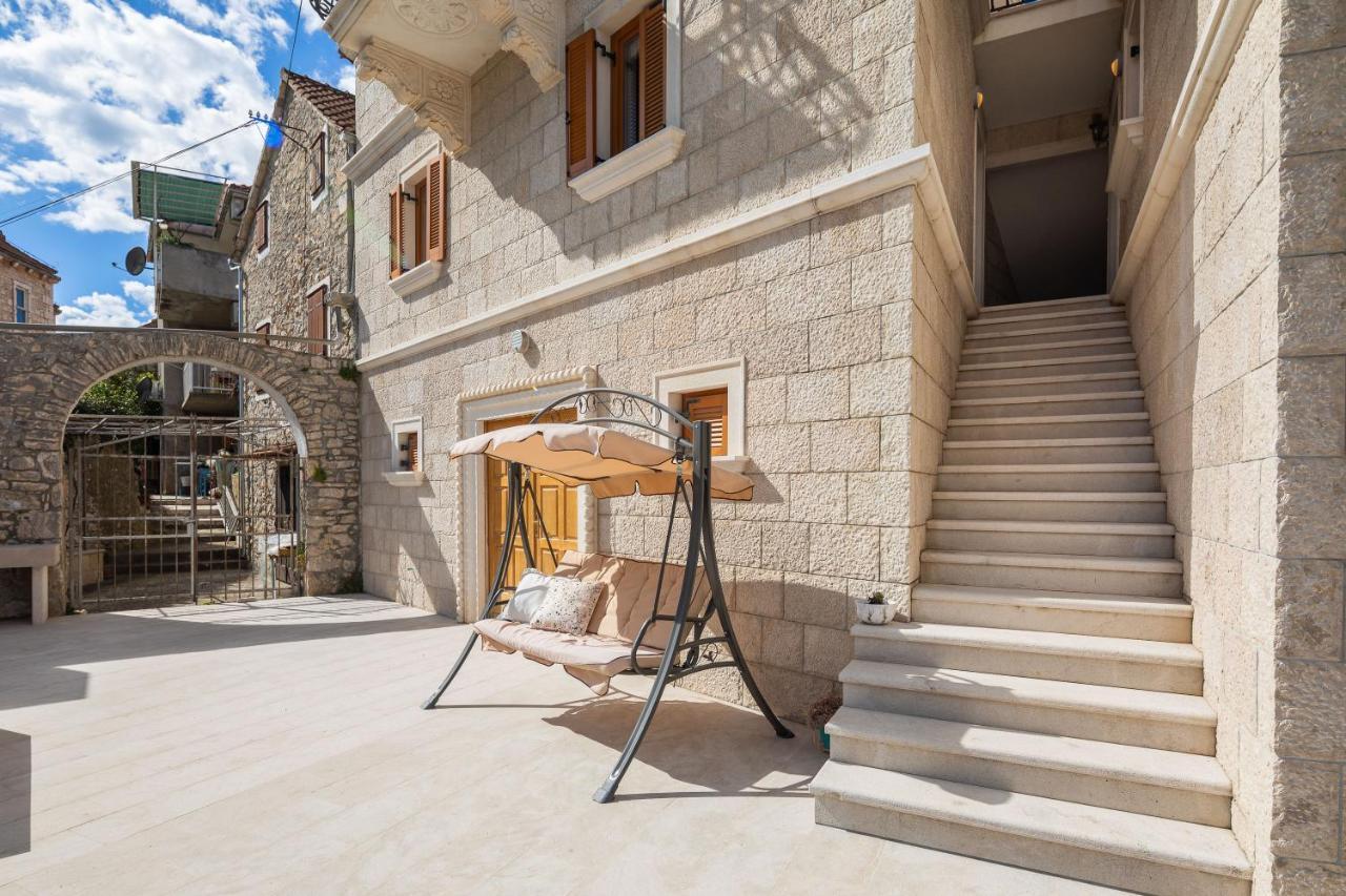 Luxury Stone Villa Nevija 2022 Private Villa Milna  Exterior foto