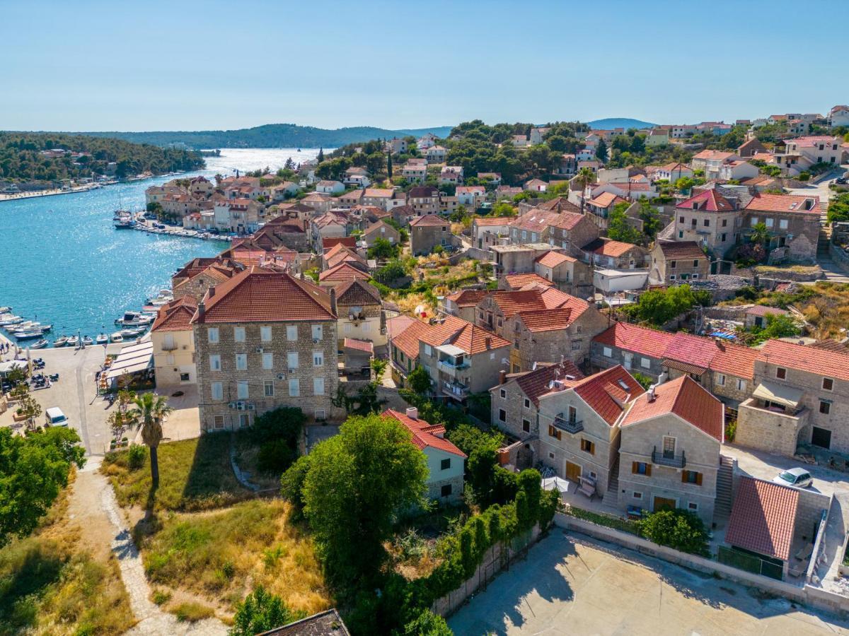 Luxury Stone Villa Nevija 2022 Private Villa Milna  Exterior foto